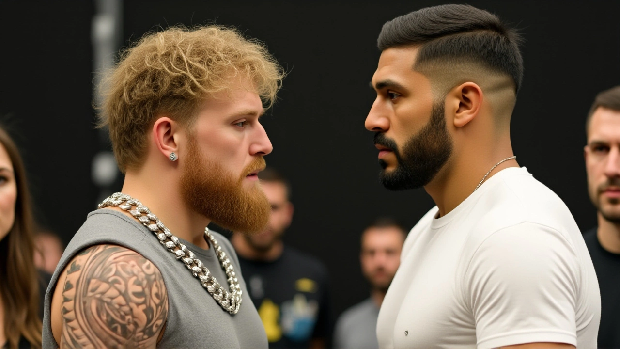 Anthony Joshua and Jake Paul Face Off in Miami Ahead of Heavyweight Showdown